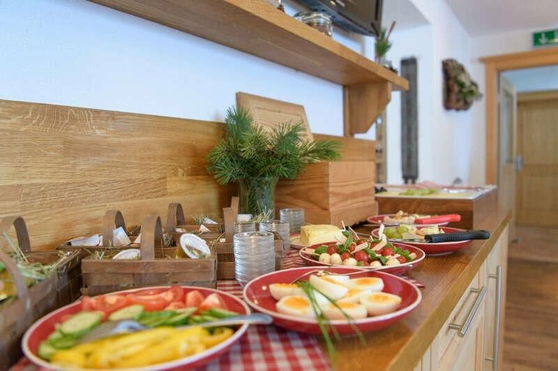   Breakfast buffet in the Bacherhof