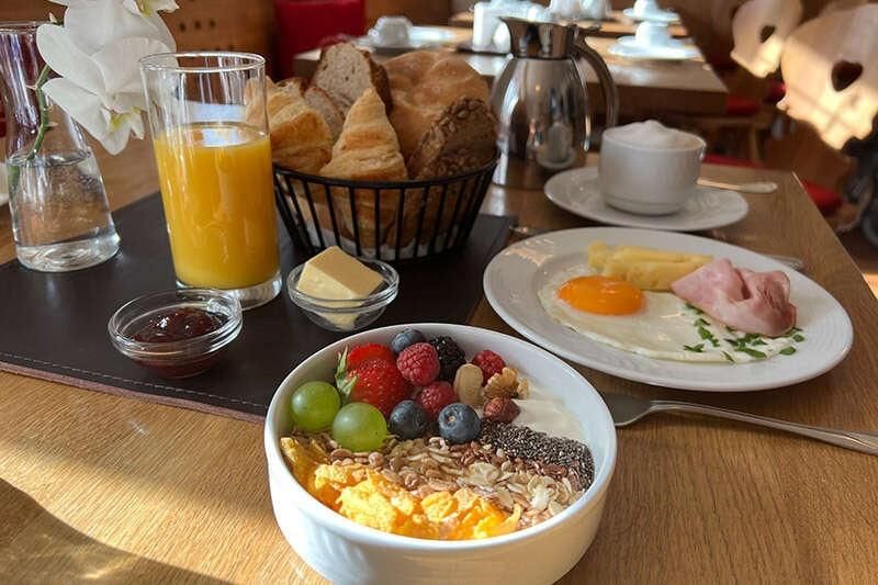 Frühstück im Hotel Bacherhof