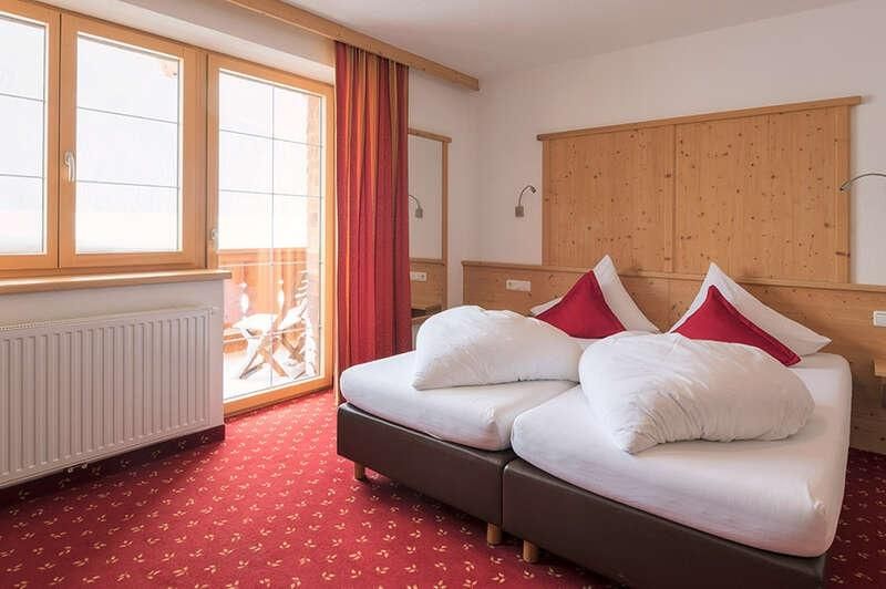 Double room in the Hotel Bacherhof in St Anton